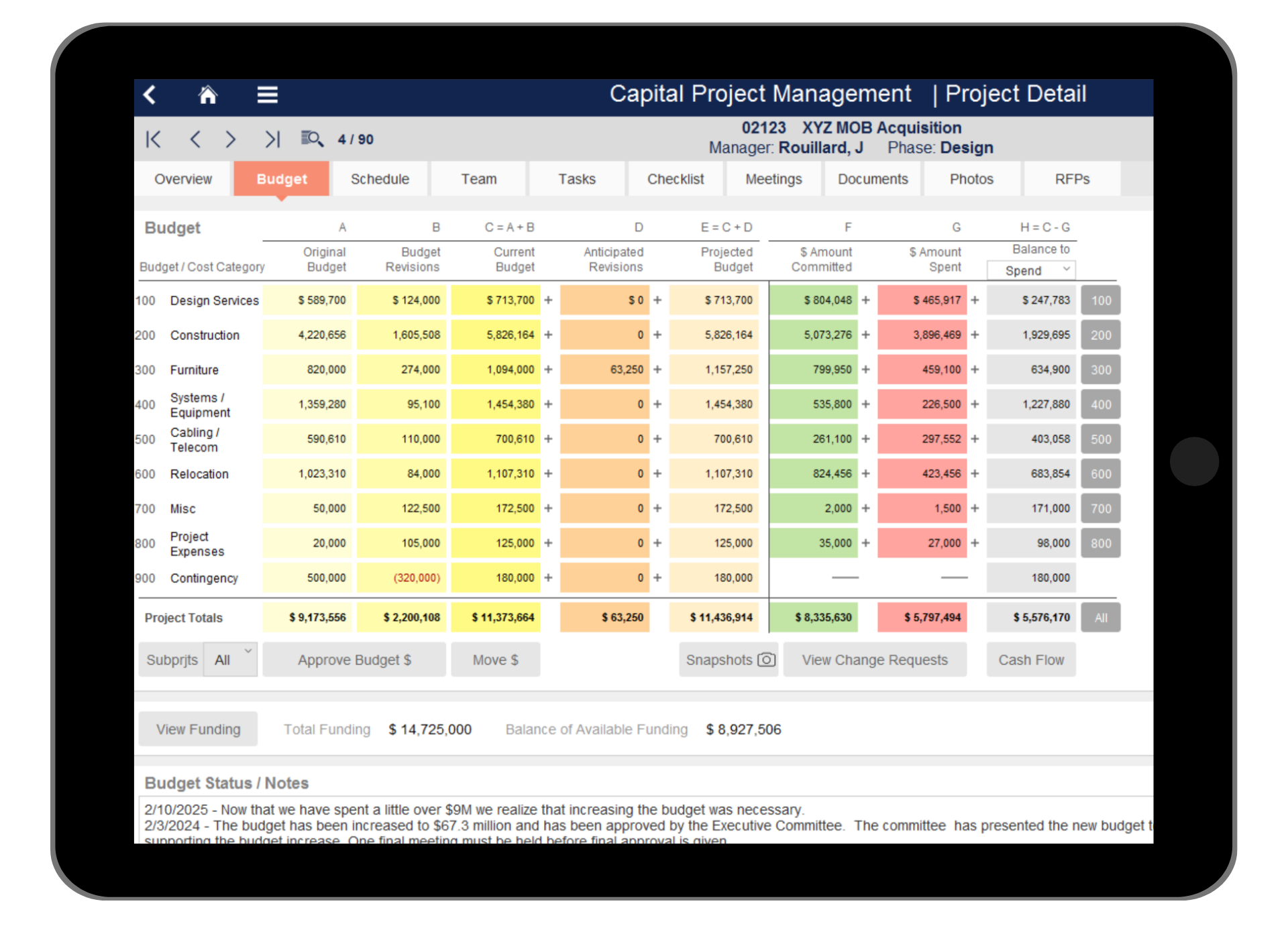 CPM Tablet Software