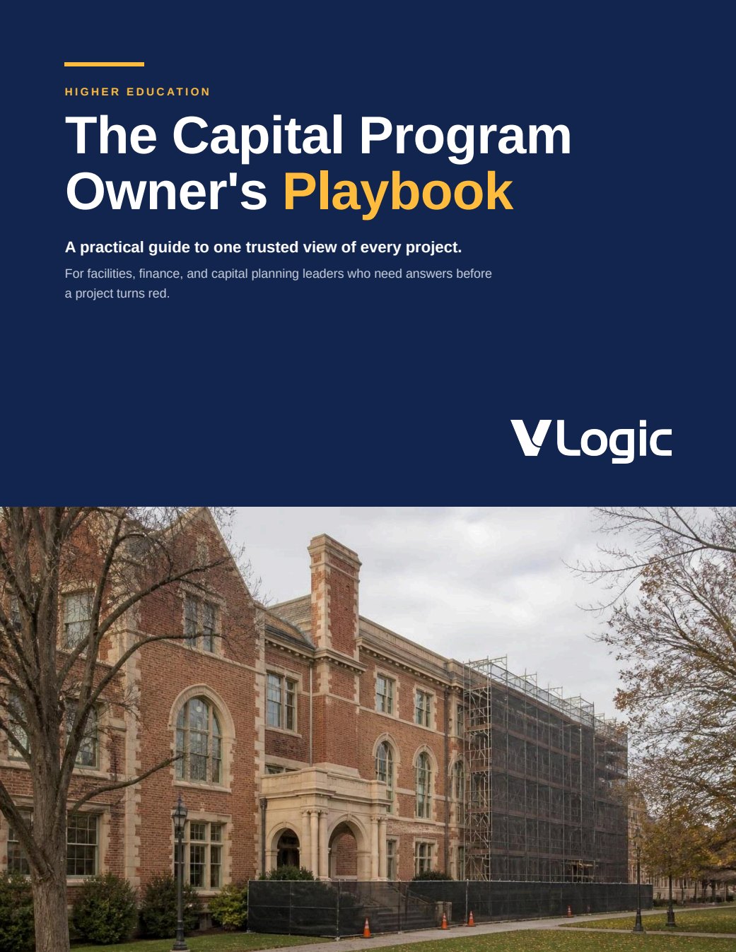 Cover of The Capital Program Owner's Playbook by VLogic
