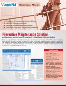 Maintenance Module - Brochure